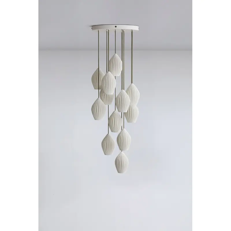 Fin Pendant Grouping of 12