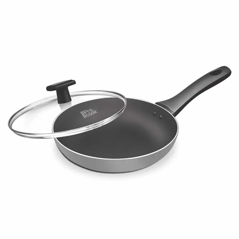 Black Pearl Induction Fry Pan With Lid (Milton Procook)