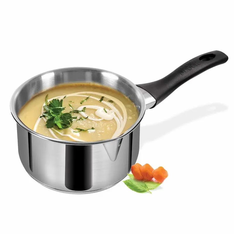 Sauce Pan Stainless Steel With Bakelite Handle (Milton Procook)
