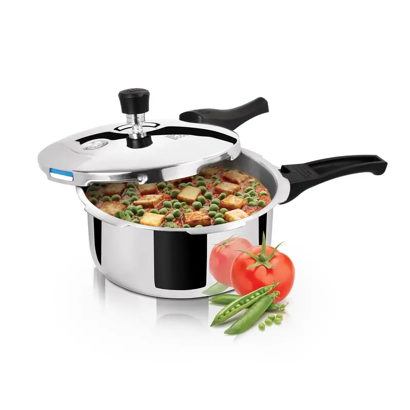 Triply Stainless Steel Pressure Cooker Outer Lid (Milton Procook)