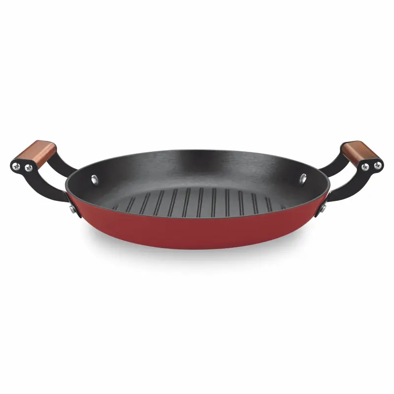 Cast Iron Grill Pan with Enamel Coating (Milton Procook)