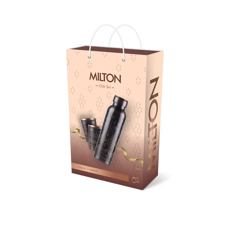 Copper Elegante Bottle Gift Set (Milton)