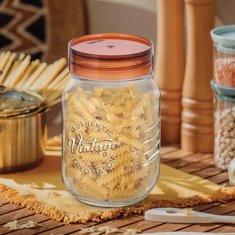 Vintage Glass Jar With Lid  (Treo by Milton)