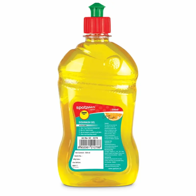 Dishwash Gel (Spotzero by Milton)