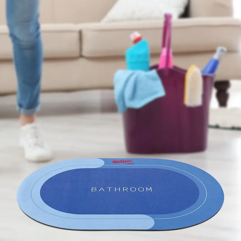 Super Water Absorbent Bath Mat (Spotzero By Milton)