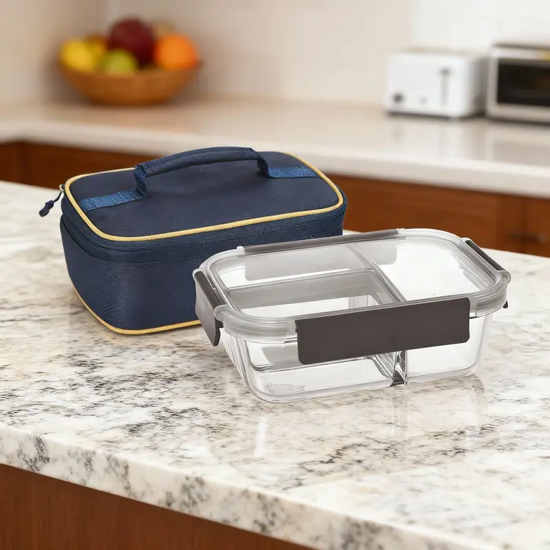 All Fresh Rectangular 3 Divider Tiffin (Treo by Milton)