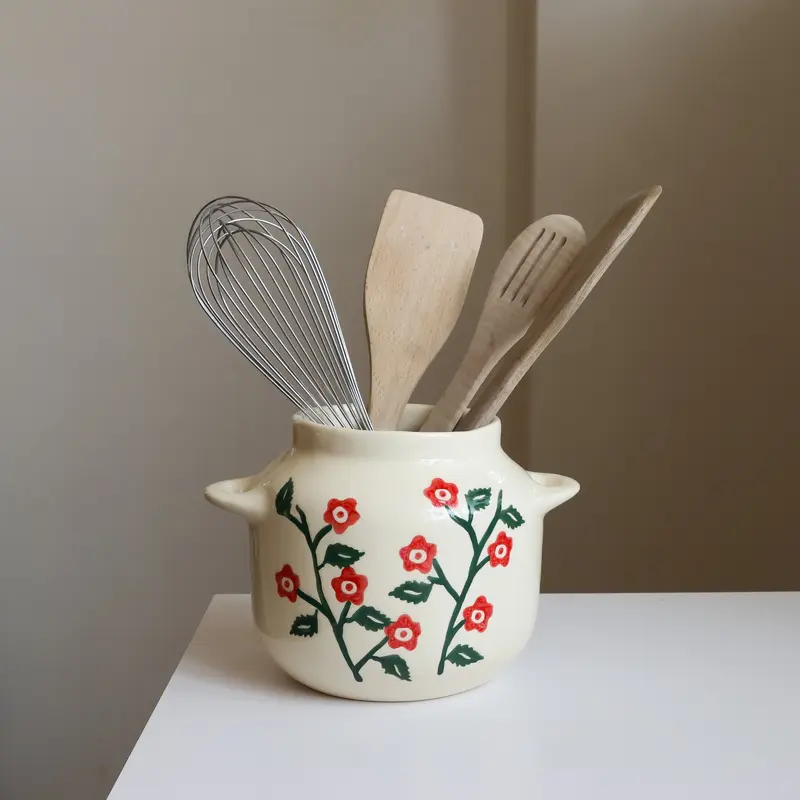 Bouquet spoon crock