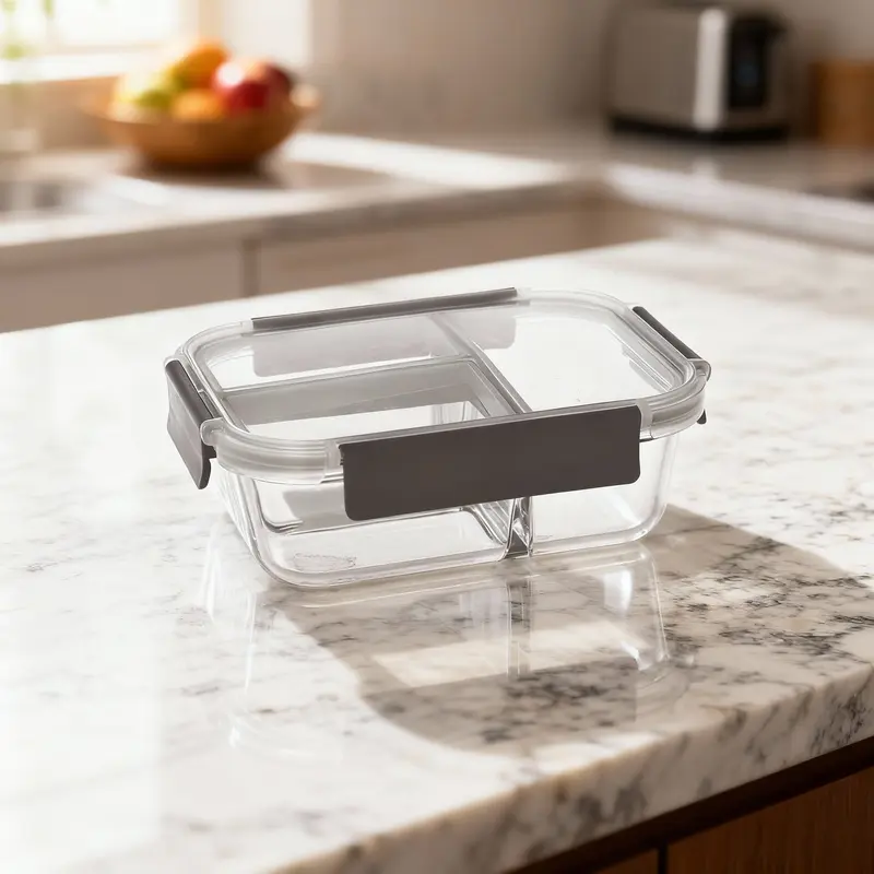 Clip Fresh Rectangular 3 Divider Container (Treo by Milton)