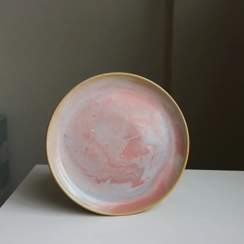 Painterly lunch plates