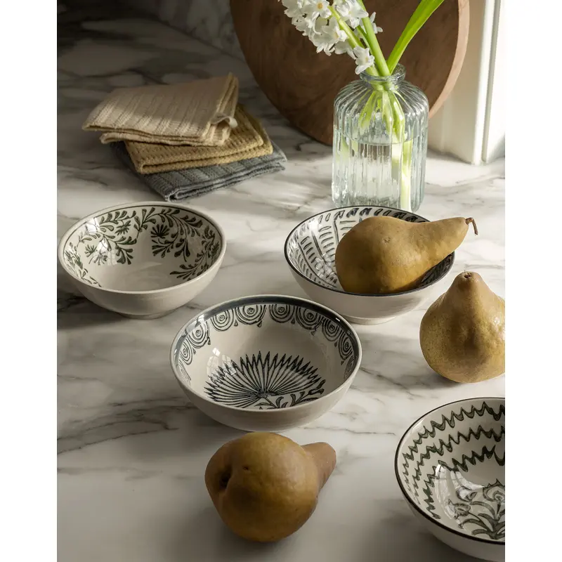 Mattia Hand-Painted Bowl