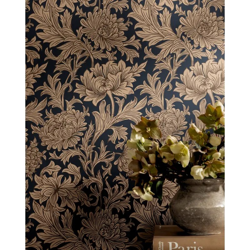 Morris & Co. x McGee & Co. Chrysanthemum Wallpaper