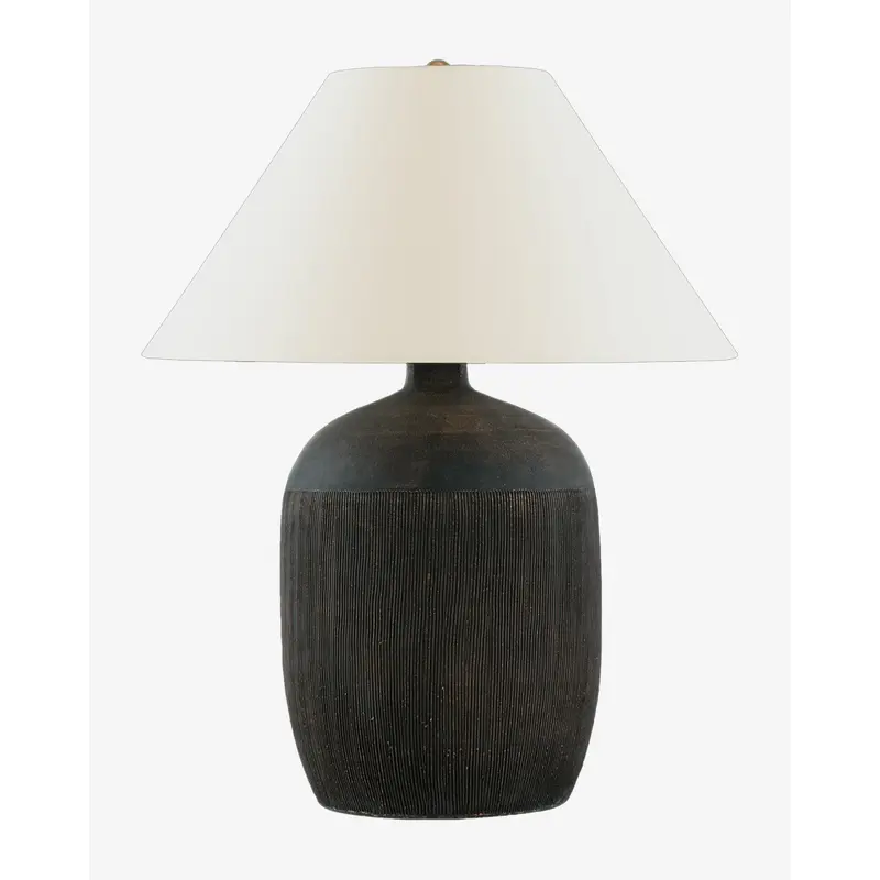 Portis Combed Round Table Lamp