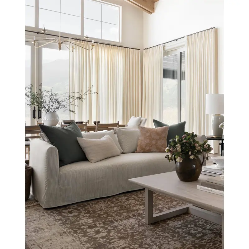 Iman Slipcover Sofa 90"