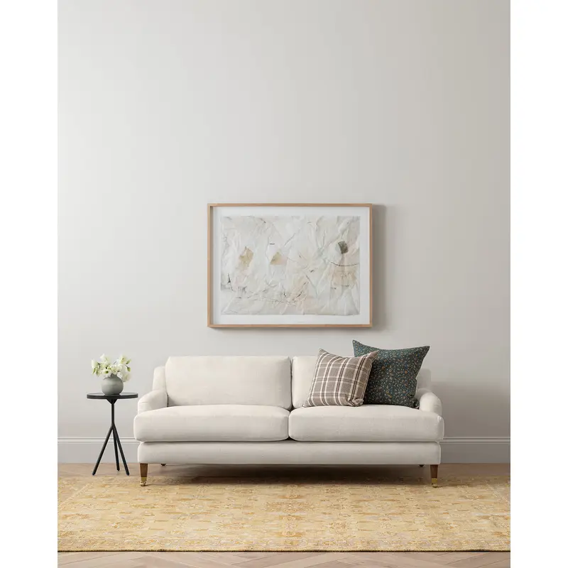 Lucille English Roll Arm Sofa 78"