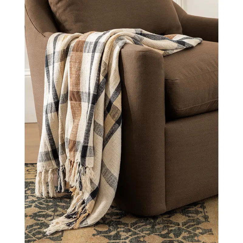Albright Plaid Throw