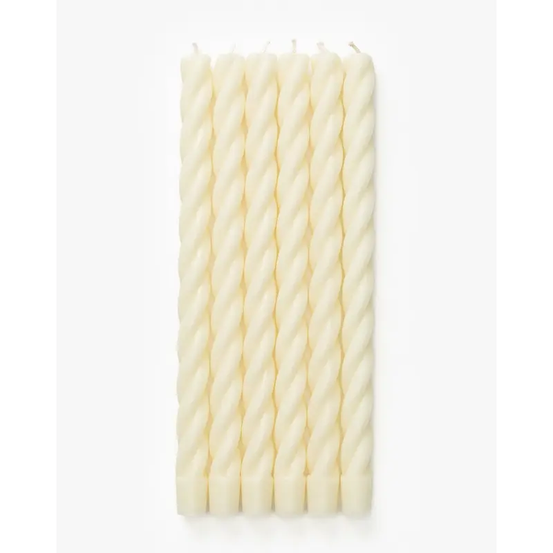 Twisted Taper Candle (Set of 6)