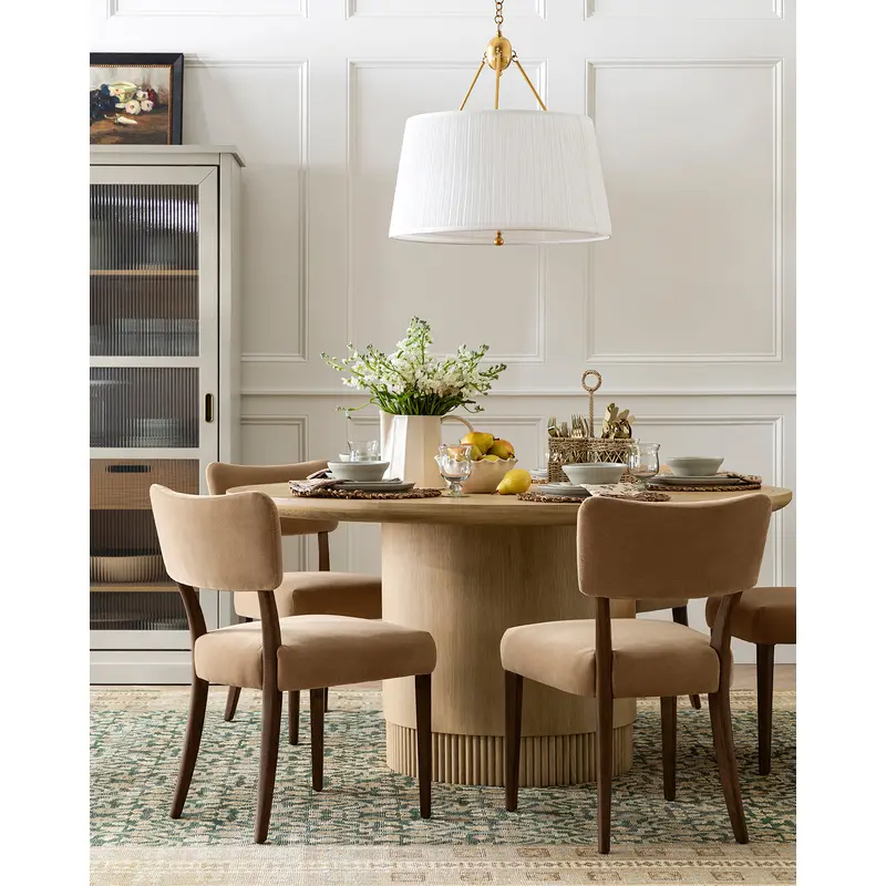 Gilroy Round Oak Dining Table