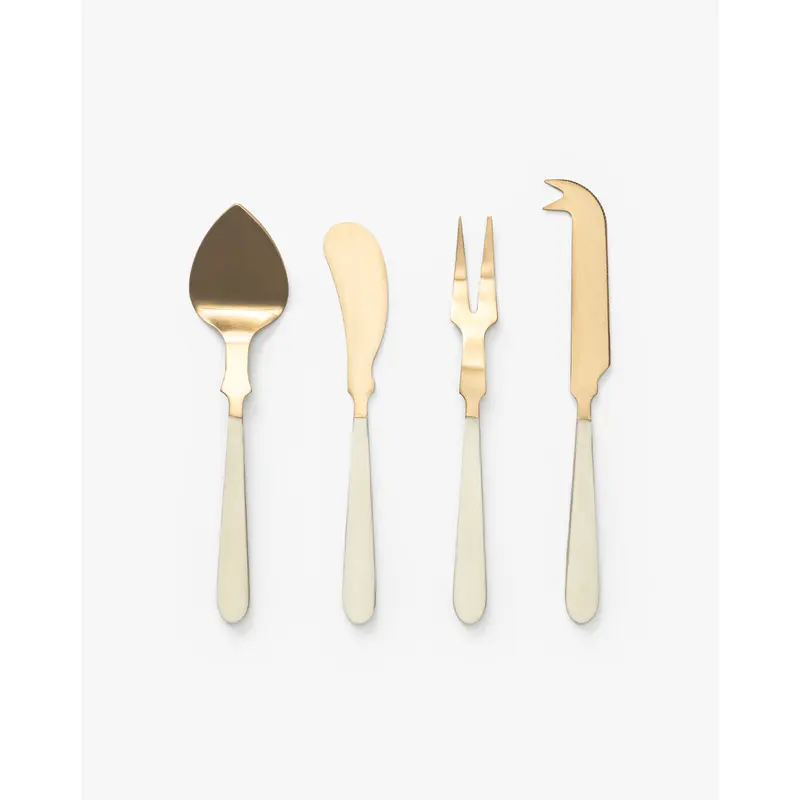 Gold Cheese Set (Set of 4)