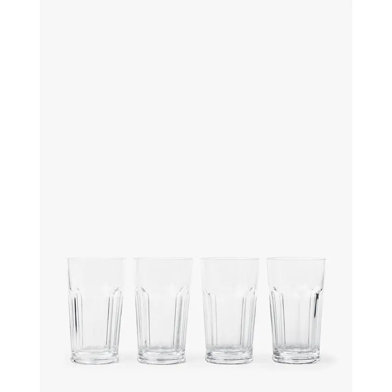 Pickwick Acrylic Highball Glasses (Set of 4)