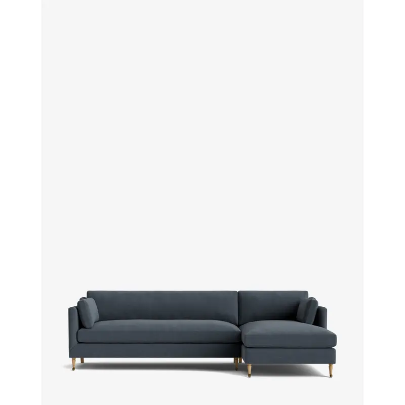 Haverford Upholstered Right Chaise Sectional 113"