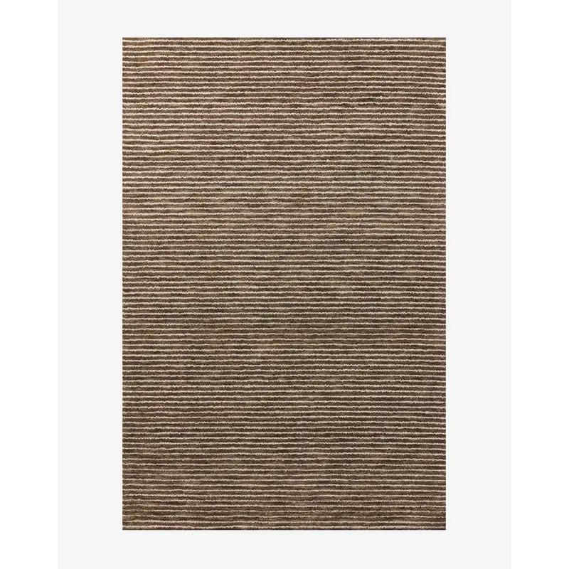 Inara Brown Hand-Tufted Wool Rug