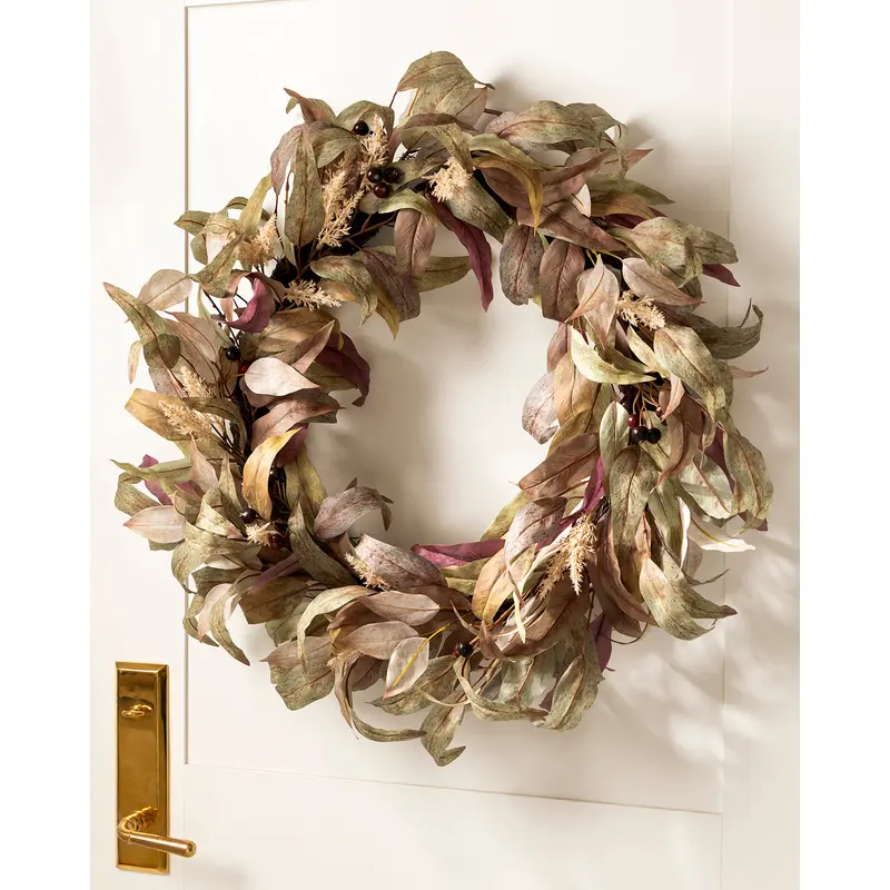 30" Faux Eucalyptus Wreath