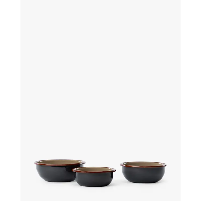 Charles Enamel Bowls (Set of 3)