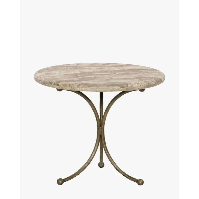 Fossil Marble End Table