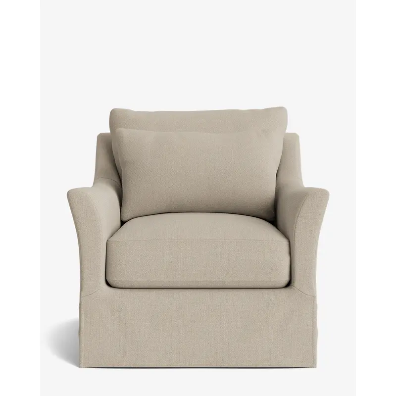 Wilhelmina Slipcover Swivel Lounge Chair