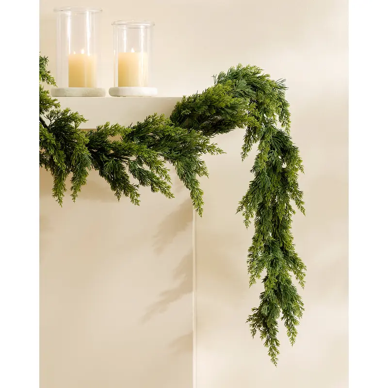 6' Cedar Faux Garland