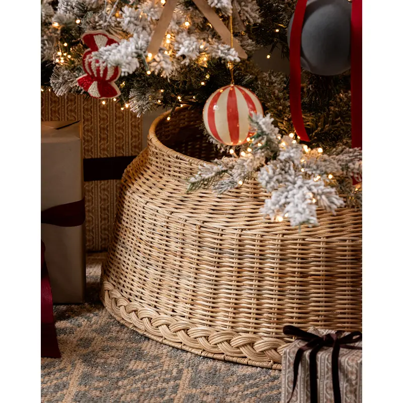 Braided Wicker Collar