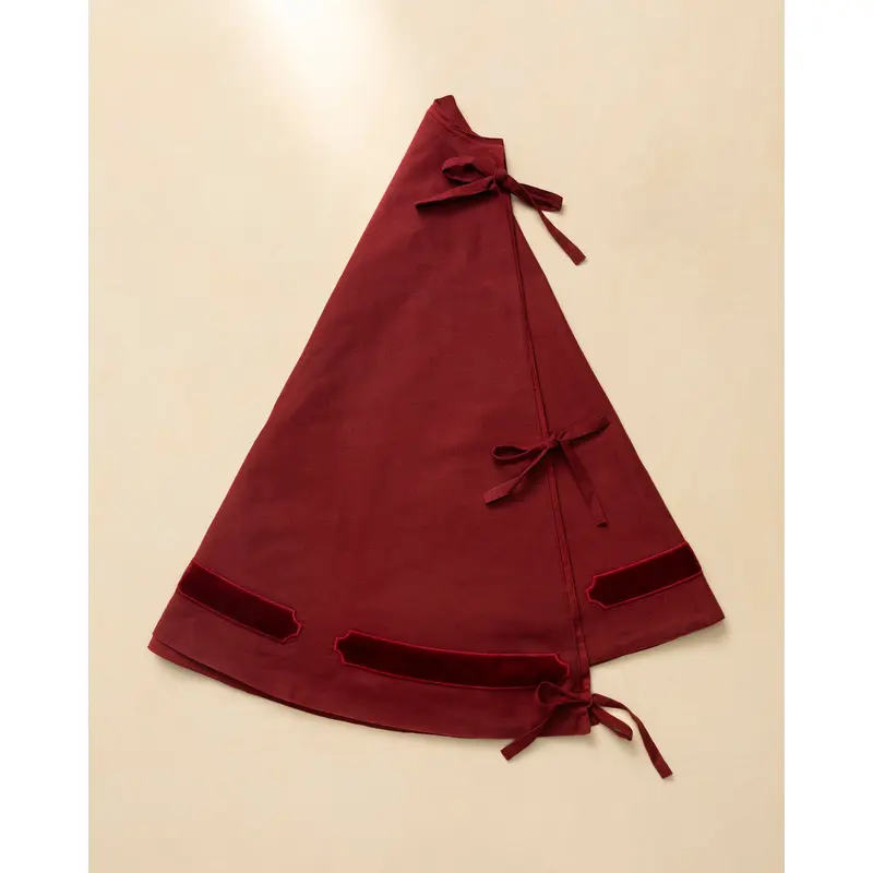 Mabry Velvet Trimmed Tree Skirt
