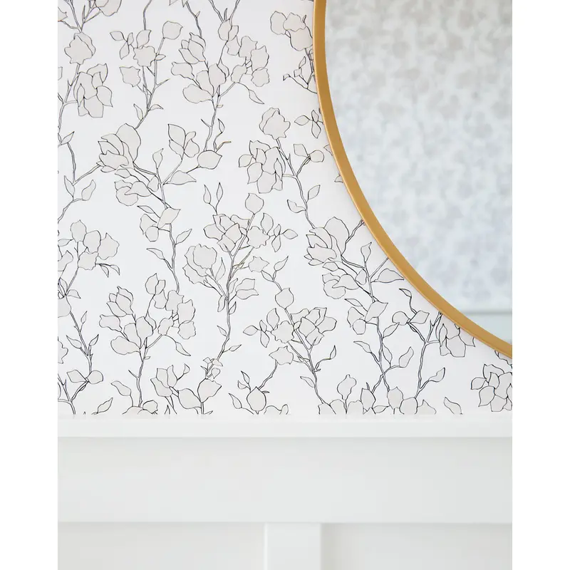 Blair Sketched Floral Wallpaper