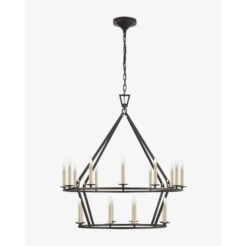 Darlana Two-Tiered Ring Chandelier