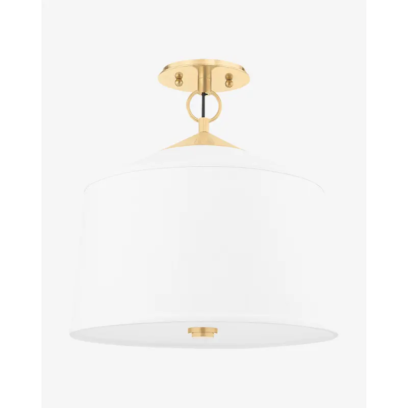 White Plains Semi-Flush