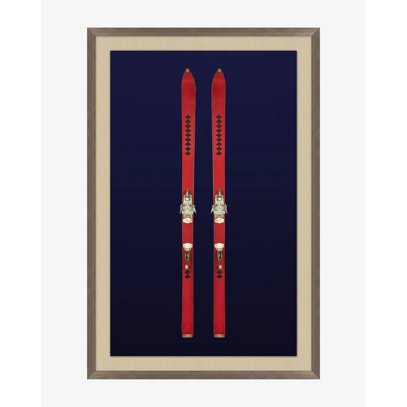 Antique Navy Skis II