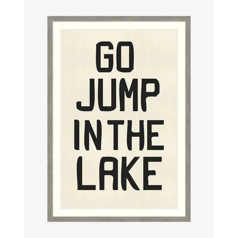 Go Jump in the Lake