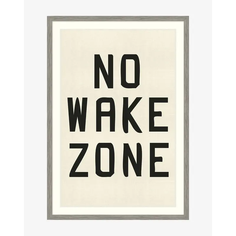 No Wake Zone