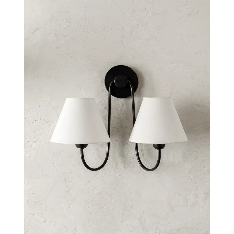 Wainwright Double Swoop Sconce