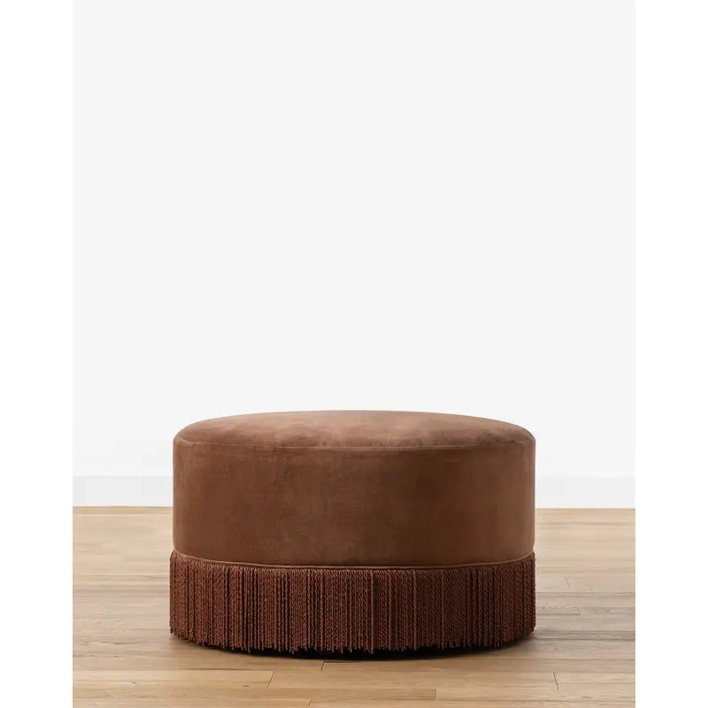 Astrid Fringe Ottoman