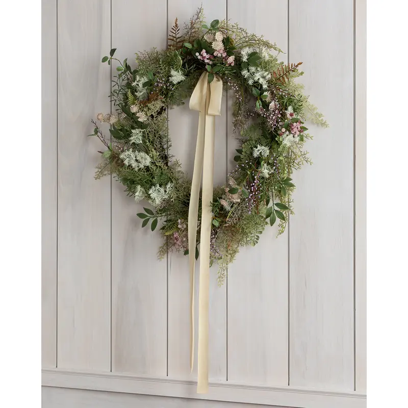 Faux Herbiflora Wreath