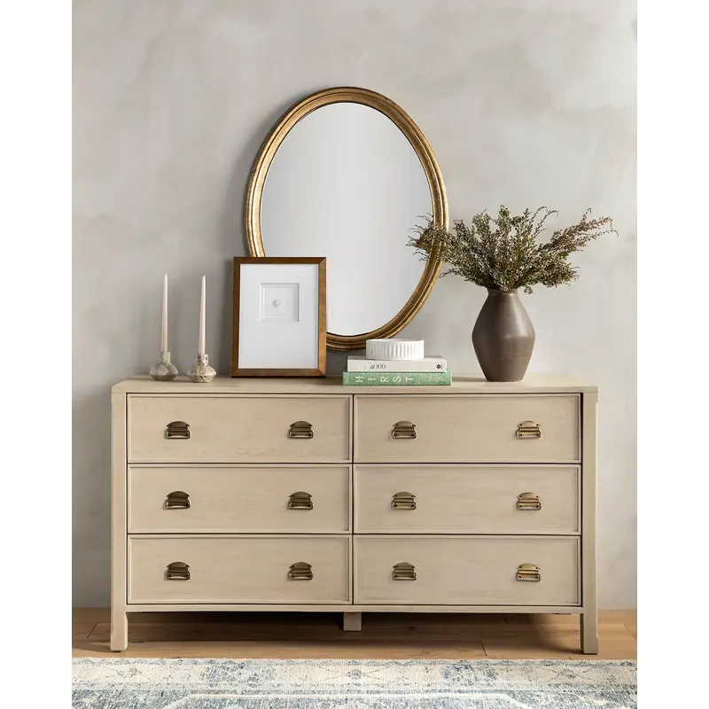 Mackenna White Oak Dresser