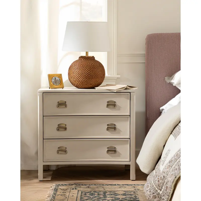 Mackenna White Oak Nightstand