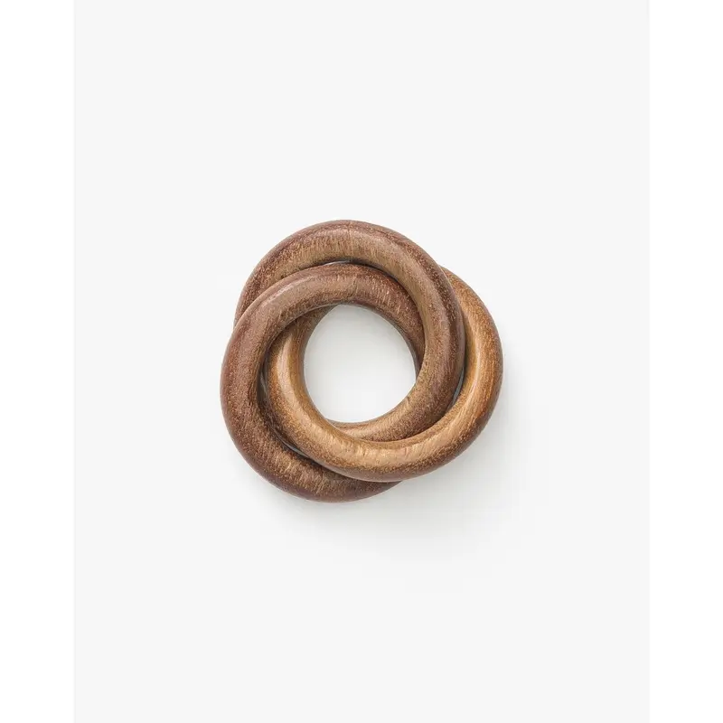 Wooden Interlocked Napkin Ring