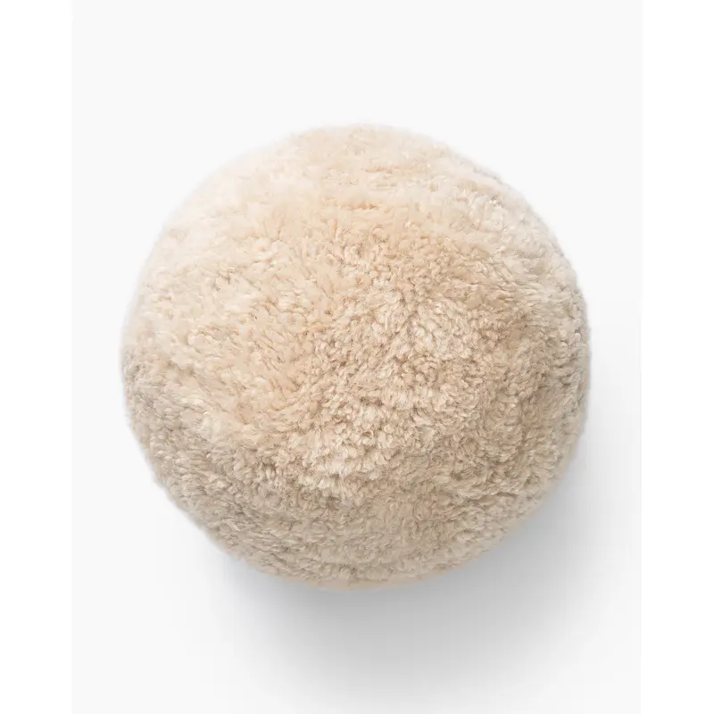 Sherpa Tan Ball Pillow