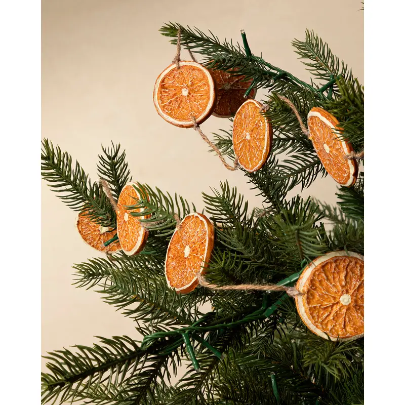 6' Faux Dried Oranges Garland