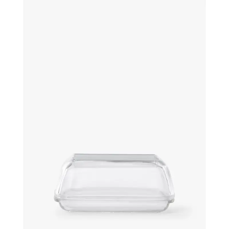 Andrew Glass Butter Dish