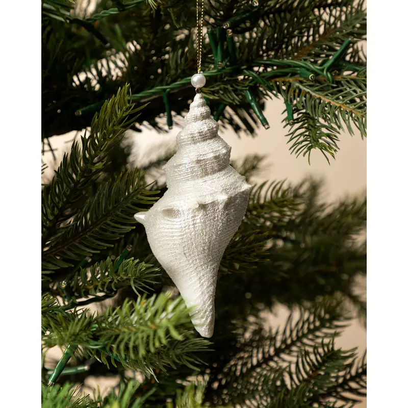 Ivory Shell Ornament