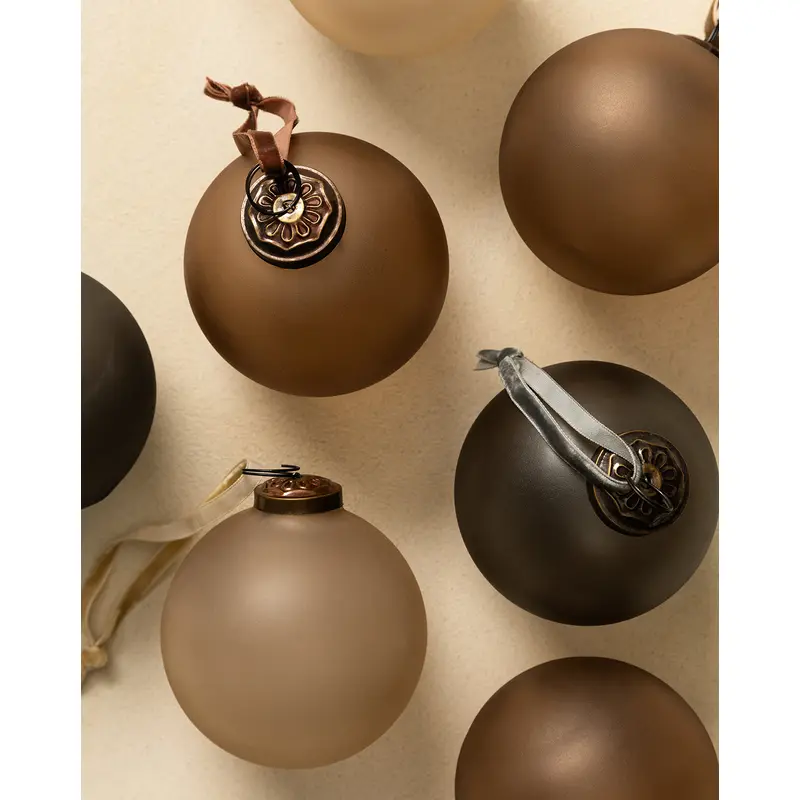 Noel Neutral Ornaments (Set of 9)