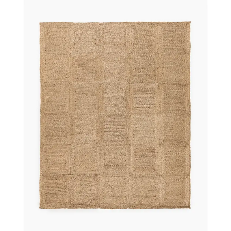 Pieced Handwoven Jute Rug